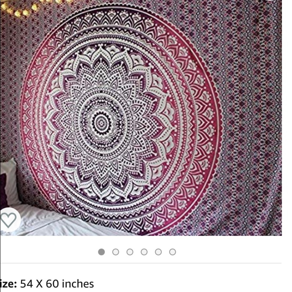 Pink tapestry